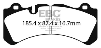 compare product EBC 2014+ Volvo S60 Polestar/V60 Polestar 3.0T Yellowstuff Front Brake Pads
