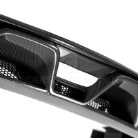 Anderson Composites 15 - 16 Ford Mustang R - Style Carbon Fiber Rear Valance (for Quad Tip Exhaust) - My Store