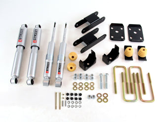 compare product Belltech 2015 GM Colorado/Canyon Ext Cab Short Bed Lowering Kit w/ND II Shocks - 0-3in F/4in R Drop