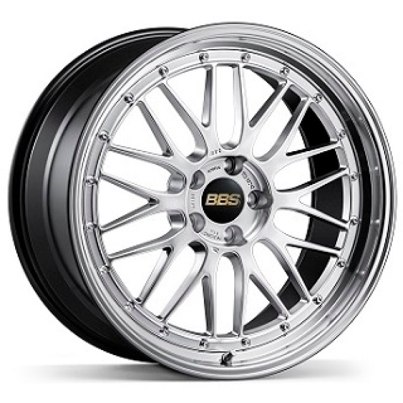 BBS LM 20x12 5x130 ET50 CB71.6 Diamond Silver Wheel w/ Diamond Cut Machined Lip - My Store