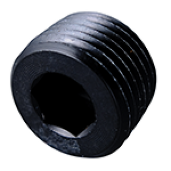 compare product Fragola 3/8 NPT Pipe Plug- Internal Black