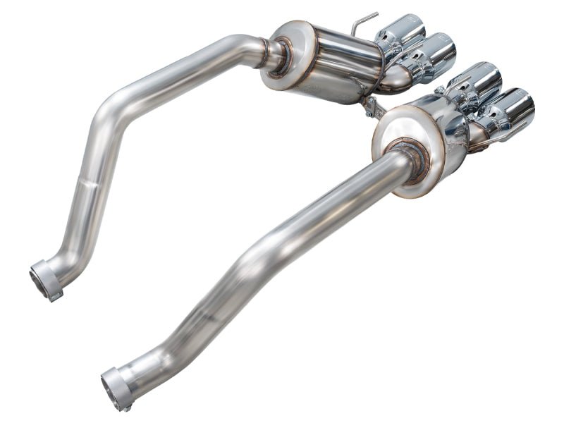 AWE Tuning C6 Chevrolet Corvette Z06/ZR1 Touring Edition Axle - Back Exhaust w/ Chrome Silver Tips - My Store