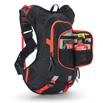 compare product USWE Moto Hydro Hydration Pack 8L - Black/Factory Orange