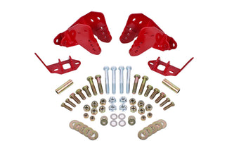 compare product BMR 78-87 G-Body Rear Coilover Conversion Kit w/ Control Arm Bracket - Red