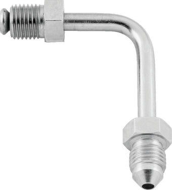 compare product Twin Power Stainless Brake Fitting Male 3/8-24 Inverted Flare to AN-3 Male 90 Adaptor Tube Short