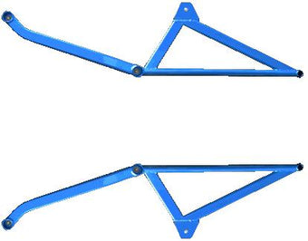 compare product Cusco Power Brace UnderSide center work w/ Type 2 Lower arm Bar GC8-GDA-GDB Impreza