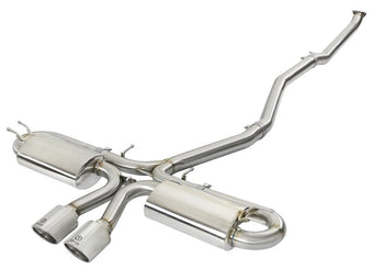 compare product aFe Takeda 3in 304 SS Cat-Back Exhaust System w/ Polished Tips 2017 Honda Civic Si I4 1.5L (t)