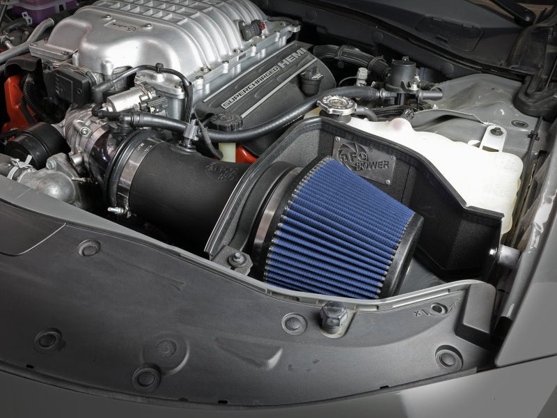 aFe 17 - 18 Dodge Challenger/Charger Magnum FORCE Stage - 2XP Cold Air Intake System w/Pro DRY S - Black - My Store