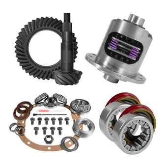 compare product Yukon 8.6in GM 4.56 Rear Ring & Pinion Install Kit 30 Spline Positraction Axle Bearings and Seals
