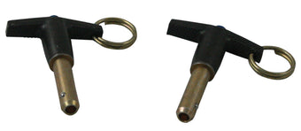 compare product Moroso Quick Release Pin - 3/8in Diameter x 1in Long - 2 Pack