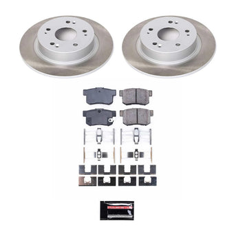compare product Power Stop 05-07 Honda Accord Rear Semi-Coated Rotor Kit