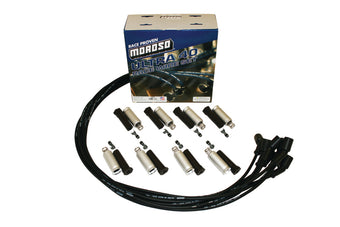 compare product Moroso GM LS Ignition Wire Set - Ultra 40 - Unsleeved - Coil-On - Black