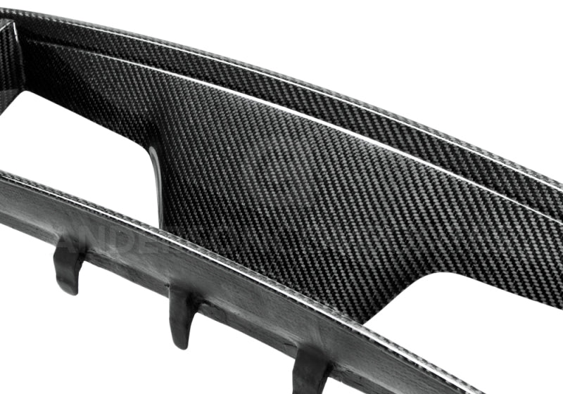 Anderson Composites 10 - 14 Ford Mustang/Shelby GT500 Front Upper Grille (w/ Spot for Cobra Emblem) - My Store