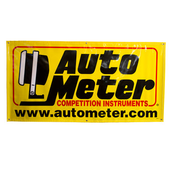 compare product Autometer 6ft x 3ft Race Banner