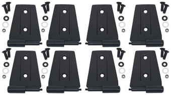 compare product Kentrol 07-18 Jeep Wrangler JK Door Hinge Set 8 Pieces 4 Door - Textured Black