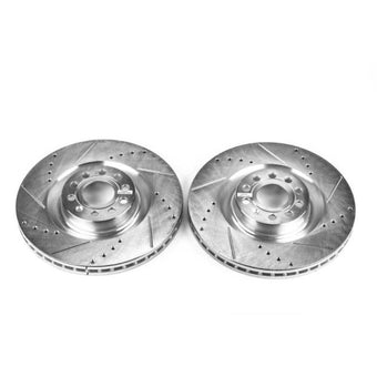 compare product Power Stop 09-11 Volkswagen CC Front Evolution Drilled & Slotted Rotors - Pair