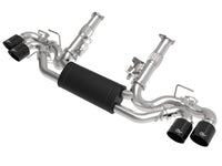 aFe MACH Force - Xp 3in to 2 - 1/2in 304SS Cat - Back 2020 Chevy Corvette (C8) 6.2L - Black Tip - My Store
