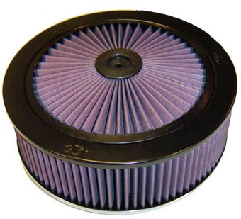 compare product K&N X-Stream Top Filter Red 11in / 5.125in Neck Flange / 4.37in Height