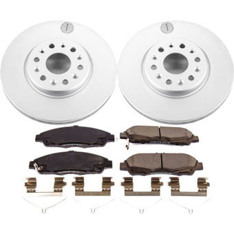 compare product Power Stop 17-18 GMC Acadia Front Z17 Evolution Geomet Coated Brake Kit