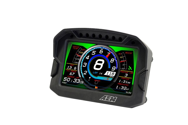 AEM CD - 5LG Carbon Logging Digital Dash Display w/ Internal 10Hz GPS & Antenna - My Store