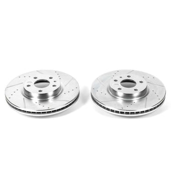 compare product Power Stop 13-19 Ford Fusion Front Evolution Drilled & Slotted Rotors - Pair