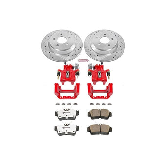 compare product Power Stop 94-99 Ford Mustang Rear Z26 Street Warrior Brake Kit w/Calipers