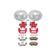 Power Stop 94 - 99 Ford Mustang Rear Z26 Street Warrior Brake Kit w/Calipers - My Store