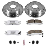 Power Stop 06 - 12 Mitsubishi Eclipse Rear Z26 Street Warrior Brake Kit - My Store