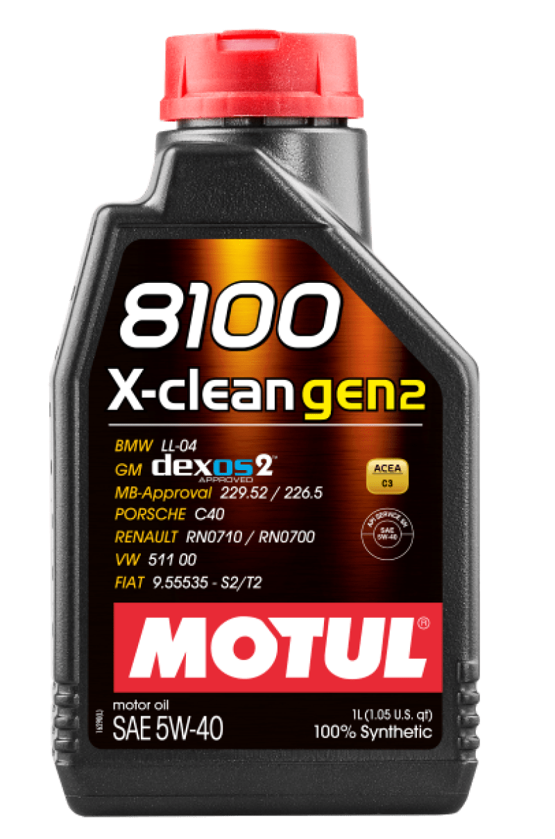 Motul 1L Synthetic Engine Oil 8100 X - CLEAN Gen 2 5W40 - My Store