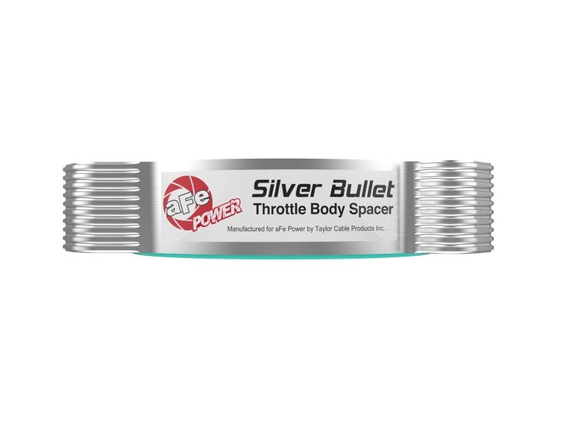 aFe 2020 Vette C8 Silver Bullet Aluminum Throttle Body Spacer Works w/ Factory Intake Only - Silver - My Store