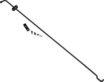 compare product Kentrol 72-86 Jeep Wrangler CJ Hood Prop Rod - Powdercoat Black