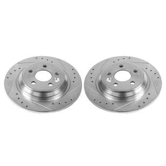 compare product Power Stop 11-15 Volvo S60 Rear Evolution Drilled & Slotted Rotors - Pair