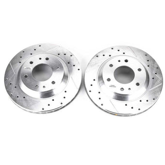 compare product Power Stop 04-05 Buick Rainier Front Evolution Drilled & Slotted Rotors - Pair