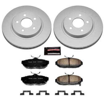 compare product Power Stop 11-14 Ford Mustang Rear Z17 Evolution Geomet Coated Brake Kit