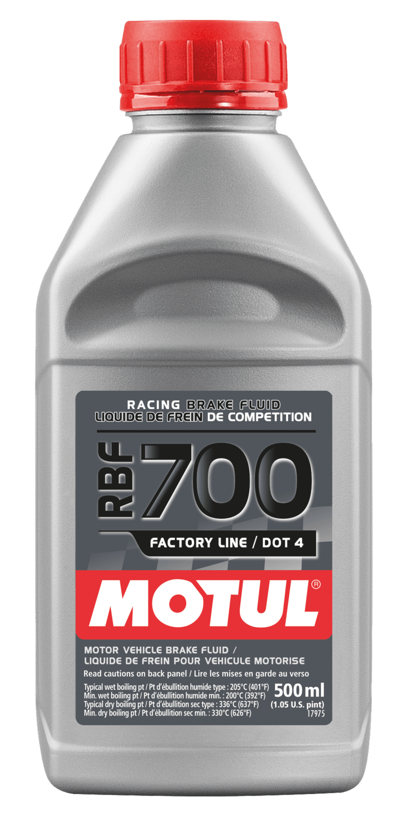 Motul 1/2L Brake Fluid RBF 700 - Racing DOT 4 - My Store