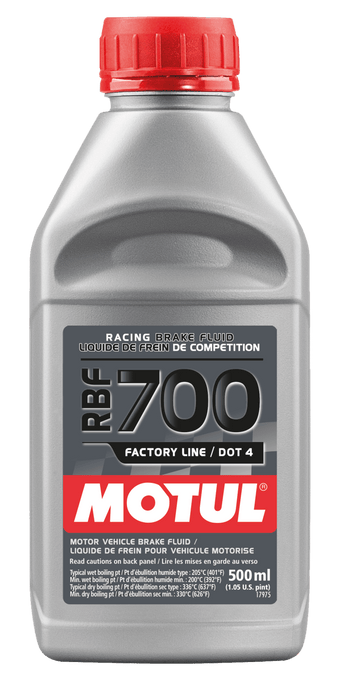 compare product Motul 1/2L Brake Fluid RBF 700 - Racing DOT 4