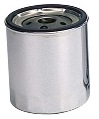 compare product Moroso Chevrolet 13/16in Thread 4-9/32in Tall Oil Filter - Chrome