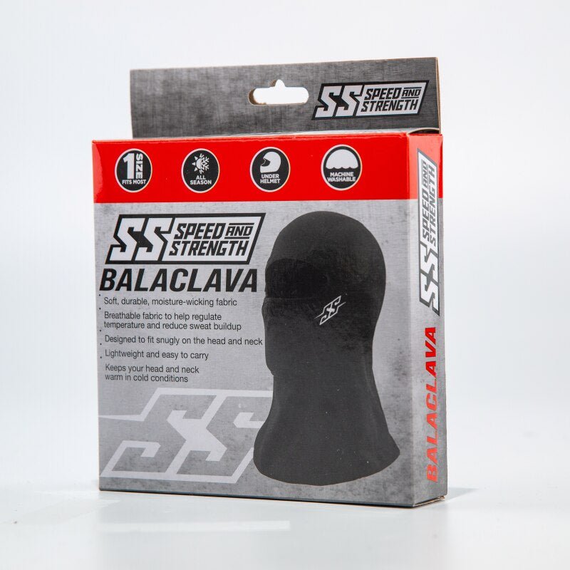 Speed and Strength Fleece lined Balaclava Black - One Size - My Store