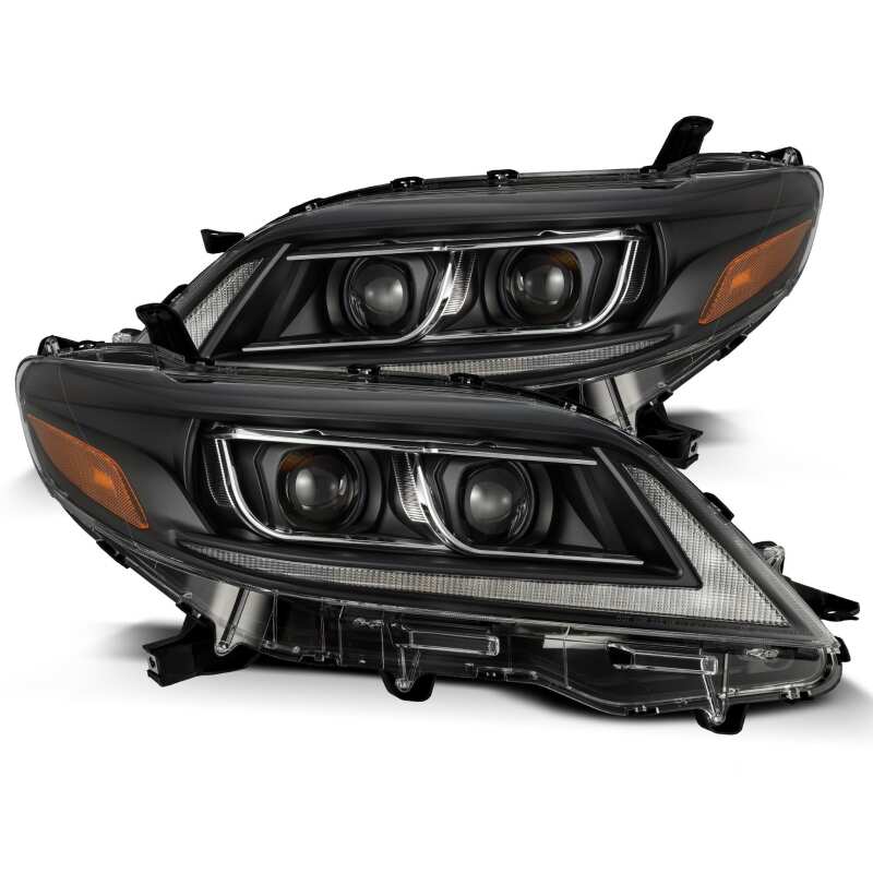 AlphaRex 11 - 21 Toyota Sienna PRO - Series Proj Headlights Plank Style Black w/Seq Signal/DRL - My Store