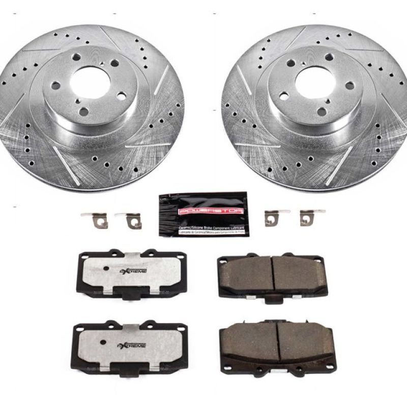 Power Stop 06 - 07 Subaru Impreza Front Z26 Street Warrior Brake Kit - My Store