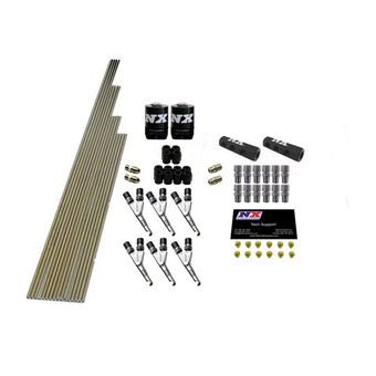 compare product Nitrous Express 6 Cyl SSV/Std Plumb Kit w/2 Solenoids & 150HP Jets Incl Hardware