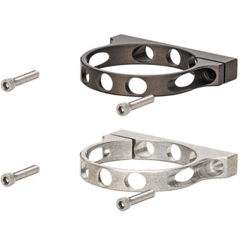 compare product Wilwood Single Aluminum Reservoir Lightweight Bracket w/ Mounting Screws - Anodized