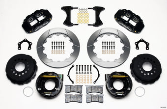 compare product Wilwood Narrow Superlite 4R Rear P-Brk Kit 12.88in Mopar/Dana 2.36in Off w/Snap Ring Bearing