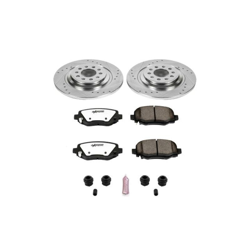 Power Stop 14 - 19 Jeep Cherokee Rear Z36 Truck & Tow Brake Kit - My Store