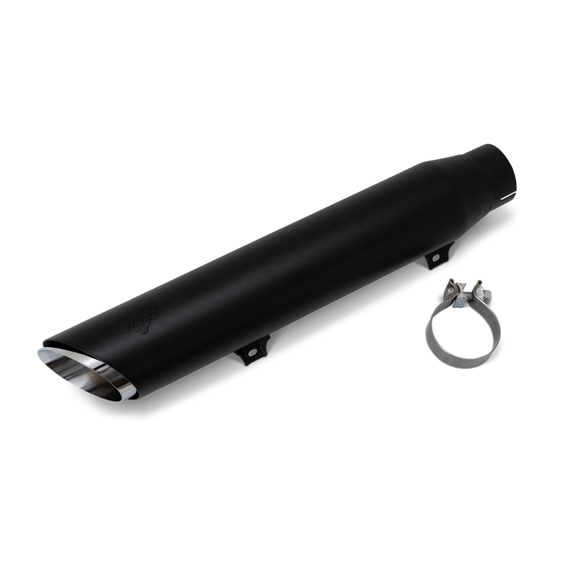 Vance & Hines 2025+ HD Softail Twin Slash 4in Round Black Slip - On Exhaust - My Store