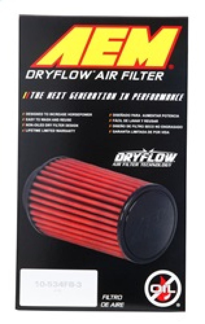 AEM 4 in x 9 in Dryflow Element Filter - My Store