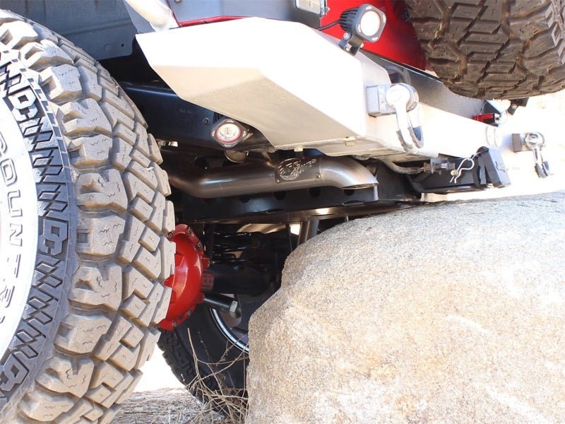 aFe Scorpion Exhaust System, Cat Back Aluminized Hi - Tuck 07 - 14 Jeep Wrangler JK Unlimited V6 3.6/3.8 - My Store