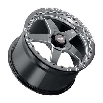 compare product Weld S904 17X10 Ventura Drag Beadlock 5X135 ET10 BS5.9 Gloss Black MIL Dia 87.1