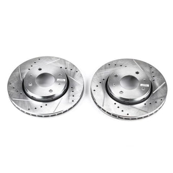 compare product Power Stop 00-04 Volvo S40 Front Evolution Drilled & Slotted Rotors - Pair