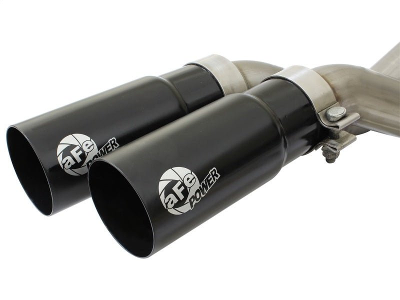 aFe Rebel Series Exhaust SS Front Side Exit CB w/ Black Tips 10 - 14 Ford F150 Ecoboost V8 6.2L - My Store